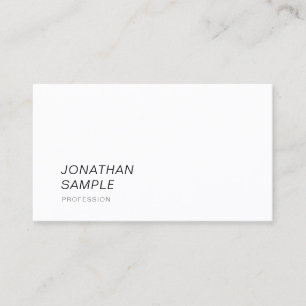 Carte De Visite Design élégant moderne Modèle professionnel simple