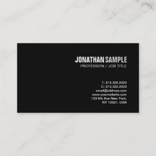 Carte De Visite Design élégant Moderne Simple Chic Plain tendance