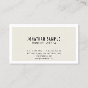 Carte De Visite Design élégant professionnel et élégant Police got