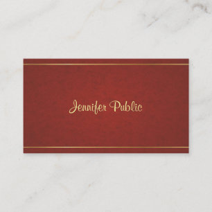 Carte De Visite Design élégant professionnel Perle finie de luxe