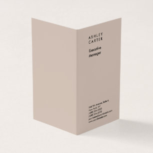 Carte De Visite Design épuré élégant professionnel moderne