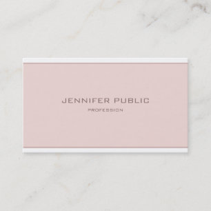 Carte De Visite Design épuré minimaliste Moderne Plaine Luxe Chic