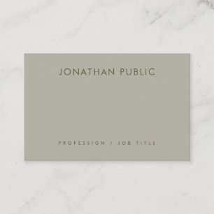Carte De Visite Design esthétique épuré élégant Modèle moderne Top