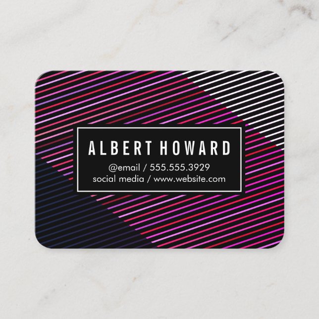 Carte De Visite Design et contemporain (Devant)