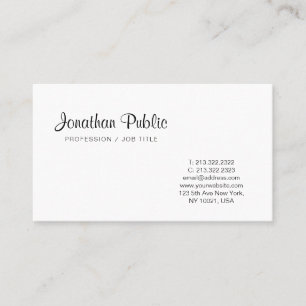 Carte De Visite Design graphique élégant moderne Design minimalist