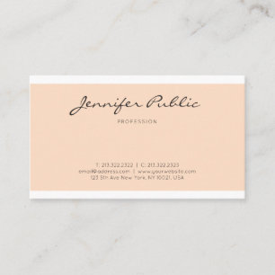 Carte De Visite Design graphique simple et élégant