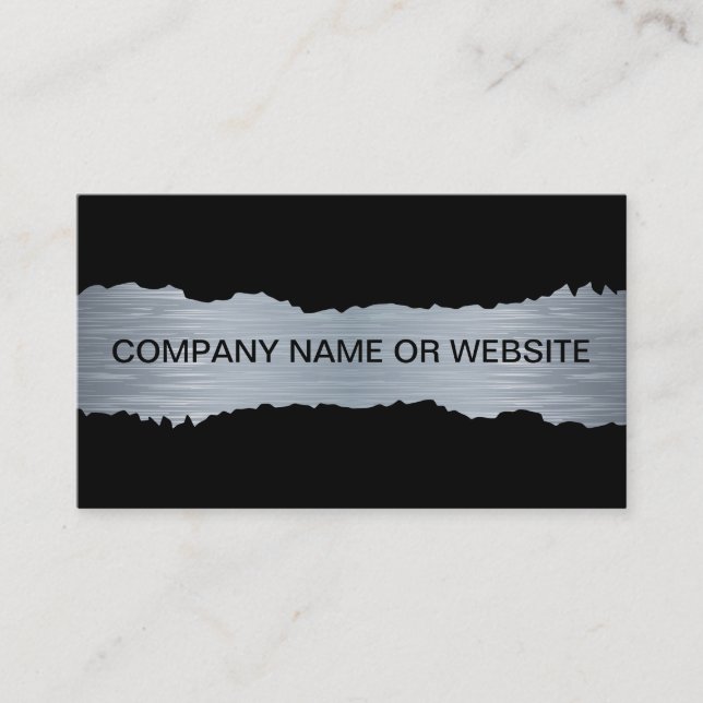 Carte De Visite Design industriel commercial ou (Devant)