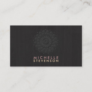 Carte De Visite Design Intérieur Élégant Style Motif Embossé