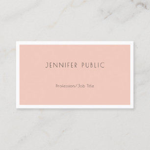 Carte De Visite Design minimaliste élégant et moderne professionne