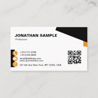 Carte De Visite Design minimaliste élégant moderne Plaine tendance