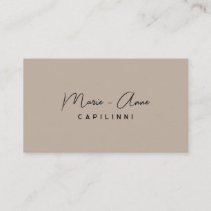 Carte De Visite Design minimaliste moderne simple mais élégant