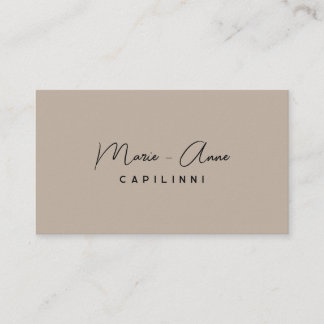 Carte De Visite Design minimaliste moderne simple mais élégant