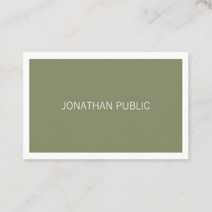 Carte De Visite Design minimaliste Simple Design élégant Luxe tend