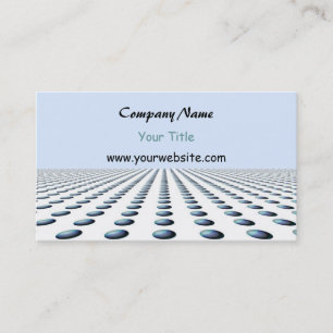 Carte De Visite Design moderne à motifs bleus