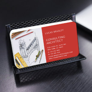 Carte De Visite Design Moderne Architecte Construction
