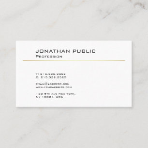 Carte De Visite Design moderne créatif tendance minimaliste simple