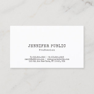 Carte De Visite Design moderne et créatif Simple Plaine tendance