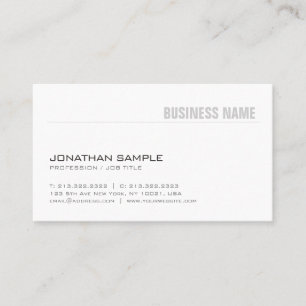 Carte De Visite Design moderne minimaliste tendance sobre élégant