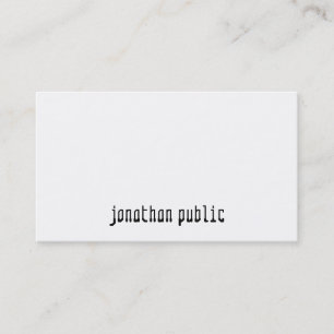 Carte De Visite Design professionnel élégant Modèle simple Design 