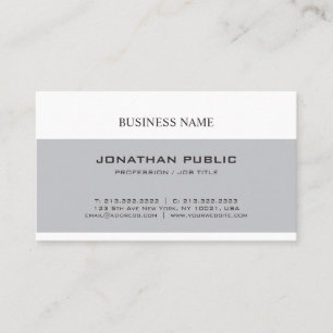 Carte De Visite Design professionnel minimaliste élégant et modern