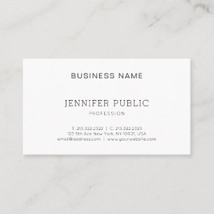 Carte De Visite Design professionnel minimaliste moderne créatif