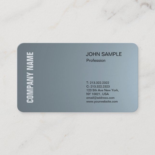 Carte De Visite Design professionnel moderne créatif Design élégan (Devant)