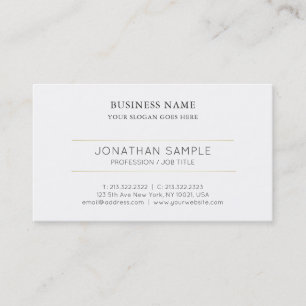 Carte De Visite Design professionnel Moderne Design élégant propre