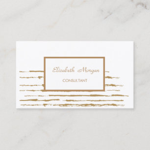 Carte De Visite Design professionnel moderne, Gravé, Blanc