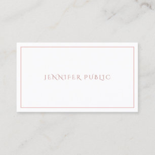 Carte De Visite Design professionnel moderne minimaliste élégant
