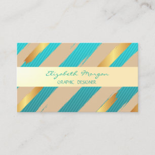 Carte De Visite Design professionnel moderne, Rayures