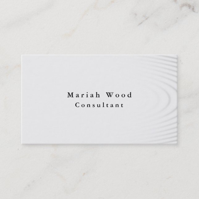 Carte De Visite Design professionnel moderne tendance (Devant)