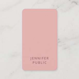 Carte De Visite Design simple Elégant Couleurs tendance Modèle mod