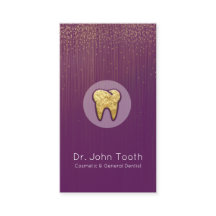 Désignation dentaire moderne Purple Gold