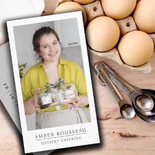Carte De Visite Dessert Caterer Baker