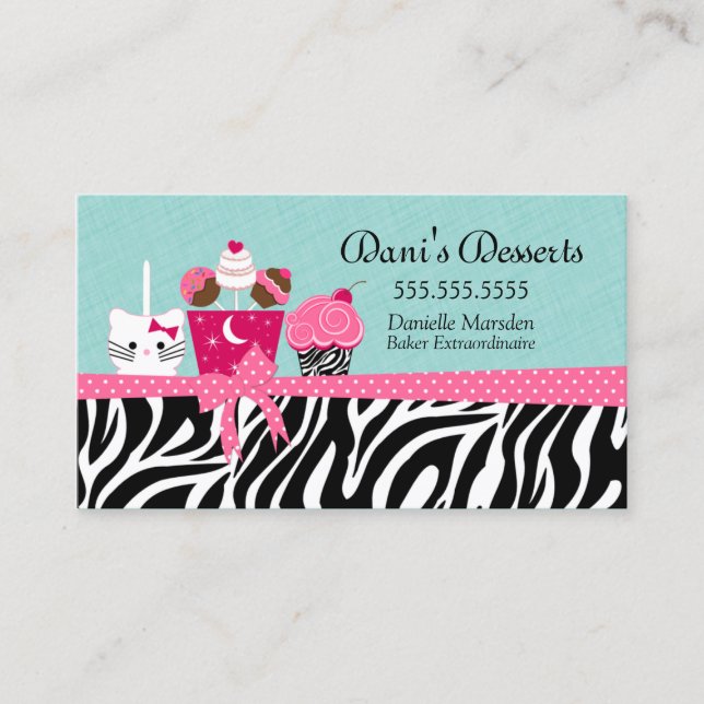 Carte De Visite Desserts de boulangerie (Devant)