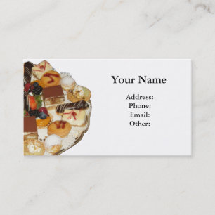 Carte De Visite Desserts doux