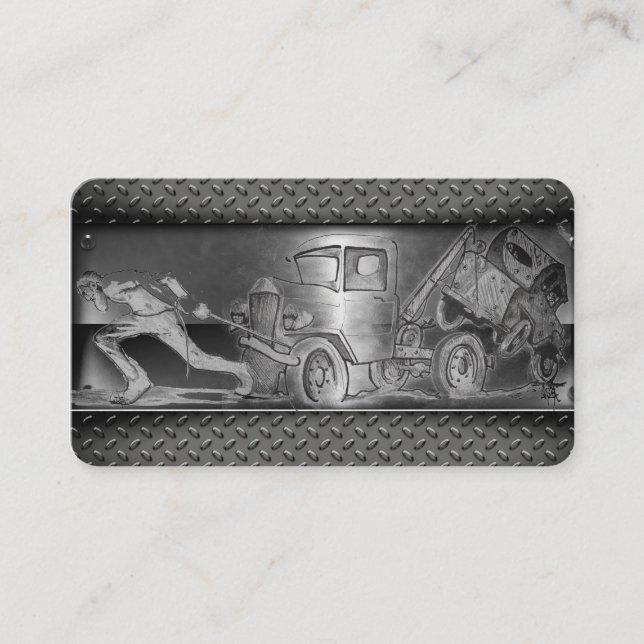 Carte De Visite Dessin de camion (Devant)
