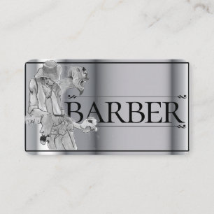 Carte De Visite dessin de Modèle de barbier