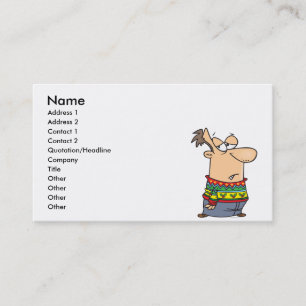 Carte De Visite dessin moche du pull de Noël