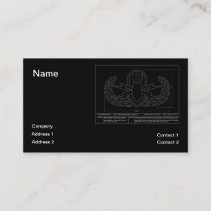 Carte De Visite Dessin technique d'EOD