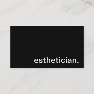 Carte de visite d'Esthetician