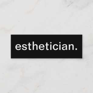 Carte de visite d'Esthetician