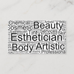 Carte de visite d'Esthetician