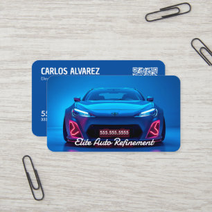 Carte De Visite 🚿 Détail automatique QR personnalisé