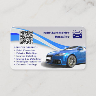 Carte De Visite Détail de l'automobile moderne  