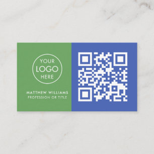 Carte De Visite Détail de voiture Professionnel QR Code Logo Moder