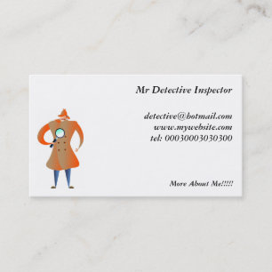 Carte De Visite Détective