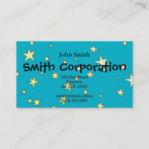 Carte de visite d'étoiles