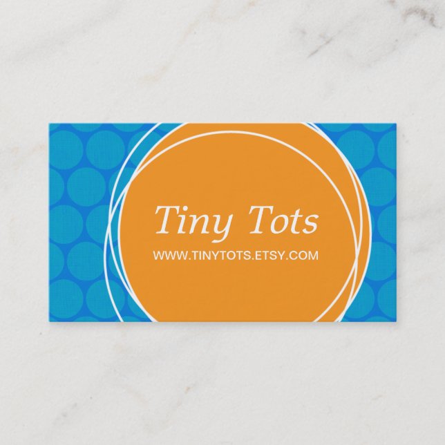 Carte de visite d'Etsy d'amusement (Devant)