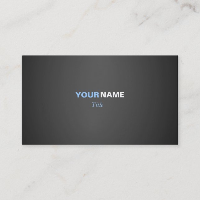 Carte De Visite Deux couleurs (Devant)